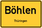 Böhlen – Thüringen – Breitband Ausbau – Internet Verfügbarkeit (DSL, VDSL, Glasfaser, Kabel, Mobilfunk)