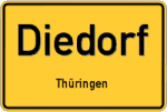 Diedorf bei Mühlhausen – Thüringen – Breitband Ausbau – Internet Verfügbarkeit (DSL, VDSL, Glasfaser, Kabel, Mobilfunk)