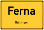 Ferna – Thüringen – Breitband Ausbau – Internet Verfügbarkeit (DSL, VDSL, Glasfaser, Kabel, Mobilfunk)