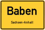 Baben – Sachsen-Anhalt – Breitband Ausbau – Internet Verfügbarkeit (DSL, VDSL, Glasfaser, Kabel, Mobilfunk)