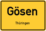 Gösen bei Eisenberg – Thüringen – Breitband Ausbau – Internet Verfügbarkeit (DSL, VDSL, Glasfaser, Kabel, Mobilfunk)