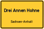 Drei-Annen-Hohne – Sachsen-Anhalt – Breitband Ausbau – Internet Verfügbarkeit (DSL, VDSL, Glasfaser, Kabel, Mobilfunk)