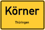 Körner – Thüringen – Breitband Ausbau – Internet Verfügbarkeit (DSL, VDSL, Glasfaser, Kabel, Mobilfunk)