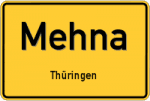 Mehna – Thüringen – Breitband Ausbau – Internet Verfügbarkeit (DSL, VDSL, Glasfaser, Kabel, Mobilfunk)