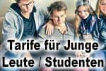 Internet Tarife Junge Leute / Studenten (DSL, VDSL, Kabel, Glasfaser)