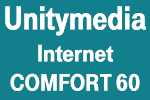 Unitymedia Internet Comfort 60 Tarif - Kabel Internetanschluss ohne Telefon