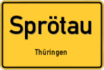 Sprötau – Thüringen – Breitband Ausbau – Internet Verfügbarkeit (DSL, VDSL, Glasfaser, Kabel, Mobilfunk)