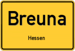 Breuna – Hessen – Breitband Ausbau – Internet Verfügbarkeit (DSL, VDSL, Glasfaser, Kabel, Mobilfunk)