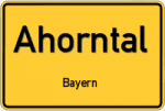 Ahorntal – Bayern – Breitband Ausbau – Internet Verfügbarkeit (DSL, VDSL, Glasfaser, Kabel, Mobilfunk)