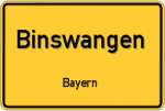 Binswangen – Bayern – Breitband Ausbau – Internet Verfügbarkeit (DSL, VDSL, Glasfaser, Kabel, Mobilfunk)
