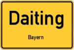 Daiting – Bayern – Breitband Ausbau – Internet Verfügbarkeit (DSL, VDSL, Glasfaser, Kabel, Mobilfunk)