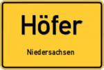 Höfer – Niedersachsen – Breitband Ausbau – Internet Verfügbarkeit (DSL, VDSL, Glasfaser, Kabel, Mobilfunk)