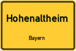 Hohenaltheim – Bayern – Breitband Ausbau – Internet Verfügbarkeit (DSL, VDSL, Glasfaser, Kabel, Mobilfunk)