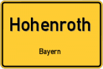 Hohenroth – Bayern – Breitband Ausbau – Internet Verfügbarkeit (DSL, VDSL, Glasfaser, Kabel, Mobilfunk)