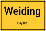 Weiding – Bayern – Breitband Ausbau – Internet Verfügbarkeit (DSL, VDSL, Glasfaser, Kabel, Mobilfunk)