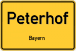 Peterhof – Bayern – Breitband Ausbau – Internet Verfügbarkeit (DSL, VDSL, Glasfaser, Kabel, Mobilfunk)