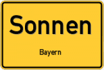 Sonnen – Bayern – Breitband Ausbau – Internet Verfügbarkeit (DSL, VDSL, Glasfaser, Kabel, Mobilfunk)