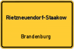 Rietzneuendorf-Staakow - Brandenburg – Breitband Ausbau – Internet Verfügbarkeit (DSL, VDSL, Glasfaser, Kabel, Mobilfunk)
