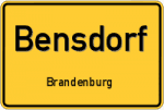 Bensdorf - Brandenburg – Breitband Ausbau – Internet Verfügbarkeit (DSL, VDSL, Glasfaser, Kabel, Mobilfunk)