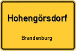 Hohengörsdorf - Brandenburg – Breitband Ausbau – Internet Verfügbarkeit (DSL, VDSL, Glasfaser, Kabel, Mobilfunk)