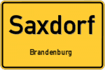 Saxdorf - Brandenburg – Breitband Ausbau – Internet Verfügbarkeit (DSL, VDSL, Glasfaser, Kabel, Mobilfunk)