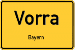 Vorra – Bayern – Breitband Ausbau – Internet Verfügbarkeit (DSL, VDSL, Glasfaser, Kabel, Mobilfunk)